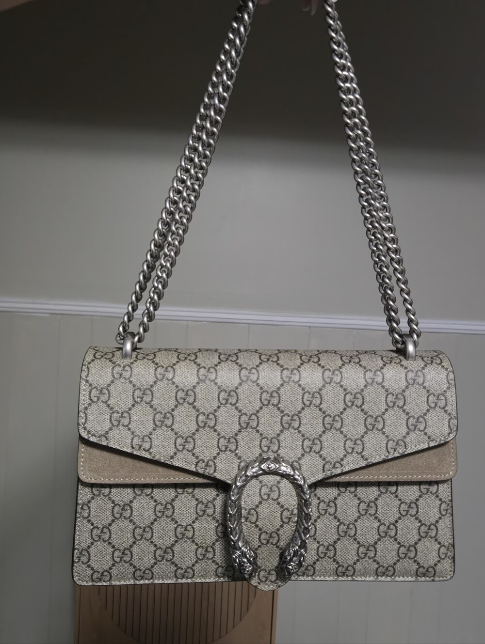 New Beige Dionysus Style Shoulder Bag Unbranded READ DESCRIPTION - Picture 12 of 12